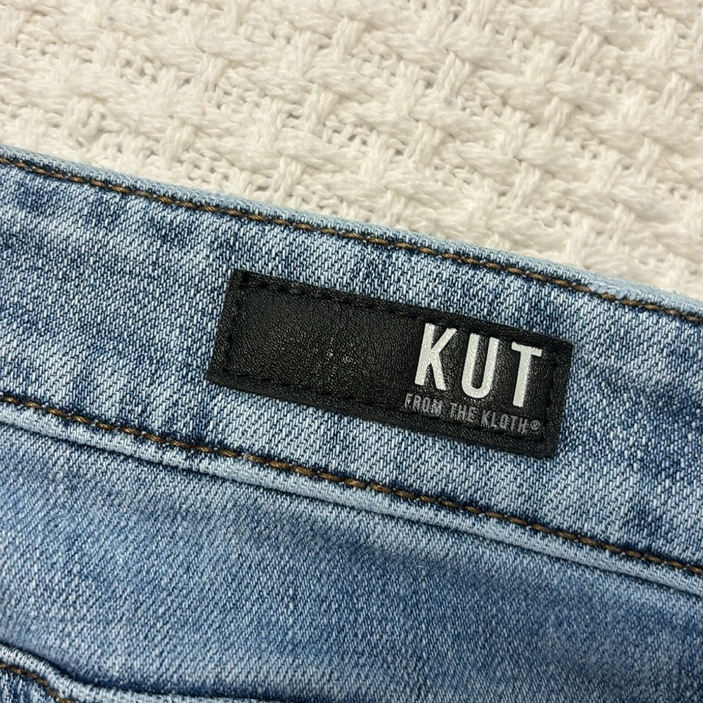 KUT FROM THE KLOTH jeans Catherine Fab AB Boyfriend high rise distressed size 4 - Picture 9 of 14